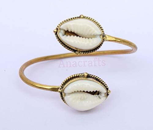Cowrie Bangle Brass Bangle Shell Bangle Beach Cowrie Bangle Girls Bangle Women Bangle
