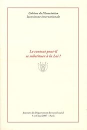 Le  contrat peut-il se substituer à la loi ?