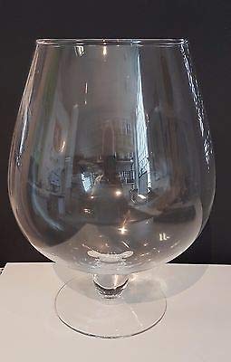 image for Oberstdorfer Glashütte Giant Snifter Large Cognac Glass Decoratable, 