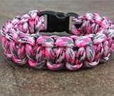 Pink Camo Paracord Survival Bracelet By Bostonred2010