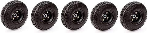 Farm & Ranch FR1030 10-Inch No-Flat Replacement Turf Tire for Hand Trucks and Utility Carts (5)