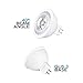 Pack of 6 Luxrite MR16 LED Bulb, 50W Equivalent, 5000K Bright White, 550 Lumens, ENERGYSTAR, 7W LED Spotlight Bulb, 12V, 40 Degree Beam Angle, UL Listed, Dimmable, GU5.3 Base