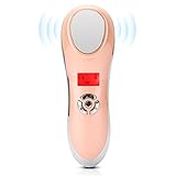 YUSONG Facial Sonic Vibration Massager Warm Cooling Portable Handheld Face Massage Machine For Skin Firmness Shrink Pores