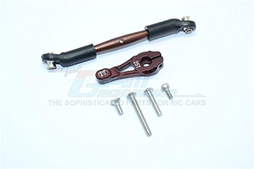 Traxxas TRX-4 Trail Defender Crawler Upgrade Parts Aluminum Servo Horn With Steering Link - 8Pcs Set Brown