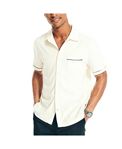 Nautica Men's Harbor Shirt, Natural