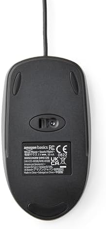 Paquete de 30 Ratón con 3 Botones y Cable USB (Negro)