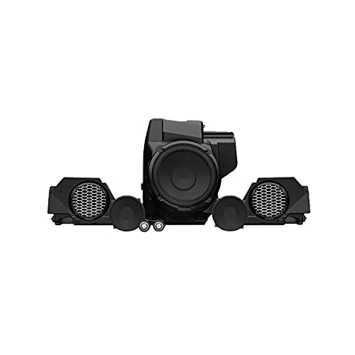 Polaris RZR Stage 5 Audio Upgrade by Rockford Fosgate for Pro R, R 4, XP, XP 4 and Turbo R, R 4 Models, 400 Watt 12 Inch Subwoofer and Amp Package, 6.5 Inch Speakers, Tweeters, 2X Volume - 2889463