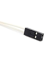 Kee Pang 5pcs NTC 3950 100 K termistor con 1.1 yard cableado y Pin Hembra Cabeza para RepRap 3d impresora Heatbed extremo caliente