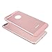 iPhone 7 Plus Case,Veatool [Metal Series] One-piece Matte Back and TPU Bumper Cushion Cover for iPhone 7 Plus(2017)(Rose Gold)