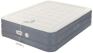 AeroBed Premier Collection Adjustable Comfort Air Mattress 18 inch, Queen Size