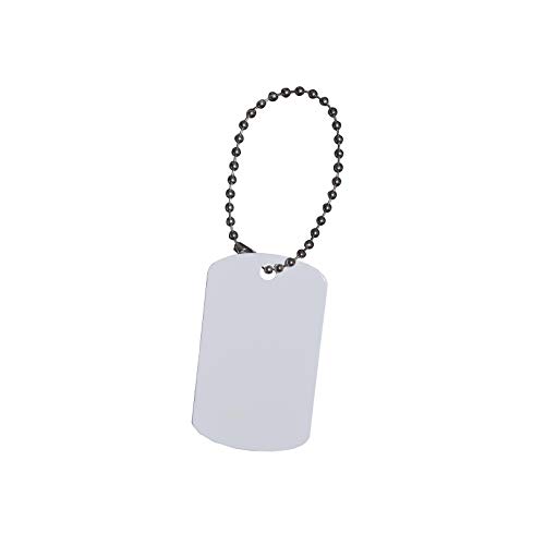 Buy RETERMIT 50 pcs Aluminum Dog Tags for Sublimation Plain Dog Tags