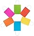 Neon Gift Bags with Handles for Birthday Party (6 Colors, 6.25 x 8.5 In, 24 Pack)
