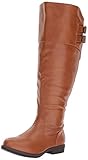 Brinley Co Women's Vega Knee High Boot,chestnut,9