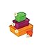 Laptop Lunches Bento-ware Bento Buddies, 4 BPA-free Lunchbox Containers with Leak-proof Lids, Primary (B650w-primary)