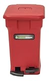 CompoKeeper Kitchen Compost Bin, Red, 6 gallon