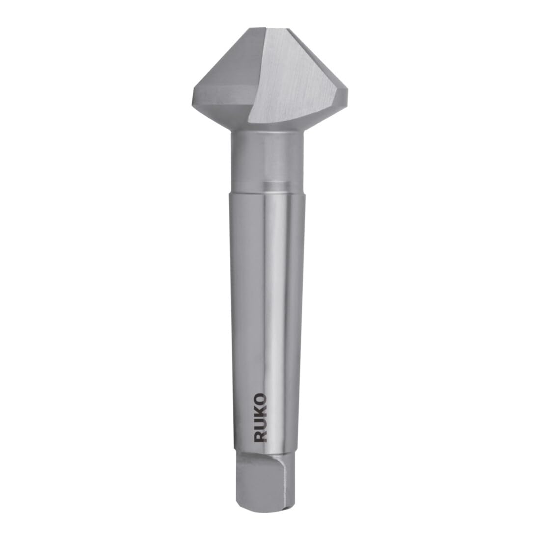 RUKO HSS Taper and Deburring Counter Sinker, Din 335, Type D, 90 Degree, Bright Finish, 31.0 mm Diameter, 112.0 mm Length, R102135