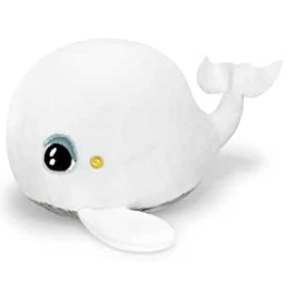 Pabobo by Angelcare Shakies Whale Portable Night Light. Shake to Light up. Timer auto Shutdown. Batteries Included. White Plush with Great Embroideries Details.