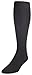 JRP Men's Knee Length Flat Extra Soft Cotton Knit Dress Socks - 3 Pack - Black (11-13)