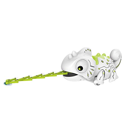 Highpot LED Color Changing RC Robotic Chameleon Toy with Bug Catching Action, Remote Control & Extendable Tongue with Animated Eyes and Tail - Thumbnail 6