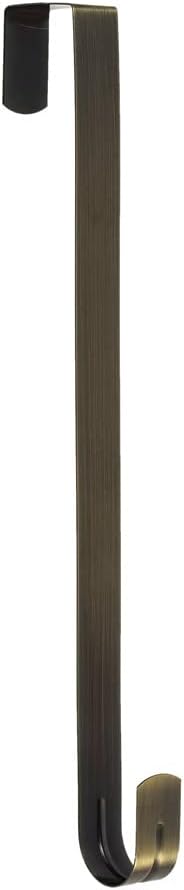 Wreath Hangers - Aeranto 15 Inch Wreath Hanger for Front Door,Thin Metal Hook for Wreath, Door Sign,Holiday Decorations Holder (1, Bronze)