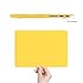 iBenzer Macbook Pro 15 Inch Case 2012-2015, Soft Touch Hard Case Shell Cover with Keyboard Cover for Apple MacBook Pro 15 with Retina Display A1398, Yellow, MMP15R-YW+1