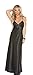 Shirley of Hollywood Women's Charmeuse and Lace Long Gown