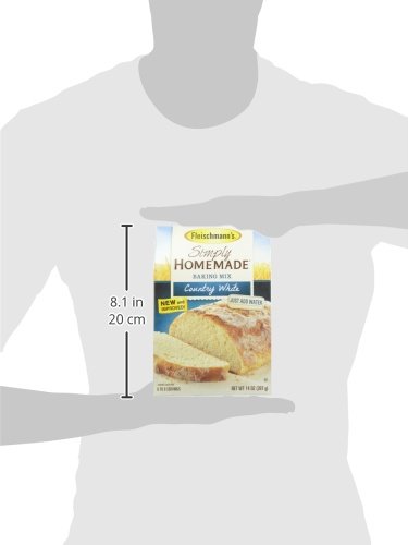 Fleischmann's Country White Simply Homemade No Knead Bread Mix, 14 Ounce
