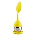 Loose Leaf Tea Infuser - Silicone Handle Tea Infuser Stainless Steel Strainer for Tea Pot, Mug - Loose Tea Steeper - Tea Diffuser for Loose Tea, Fennel Tea, Herbal Tea 3 Set - Orange/Pink/Yellow