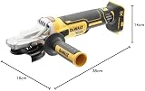 DEWALT 18V XR Brushless 125mm Flat Head Angle Grinder DCG405FN-XJ view 5