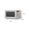 Panasonic NN-SD27HSBPQ Solo Inverter Microwave Oven, 23 Litre, 1000 W, Stainless Steel