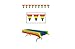 RAINBOW Party Decorations TABLECLOTH & Pennants - PRIDE - DECOR Gay LGBT Parties Events by Just4fun