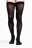 SIGVARIS Men's Style Microfiber 820 Closed Toe Thigh-Highs w/Grip Top 15-20mmHg