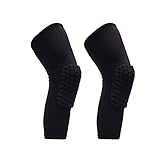 REACHS Kneepad Honeycomb Knee Pads Leg Knee Sleeve Protective Pad Support Guard Hexpad, 1 Pair/2 Piece