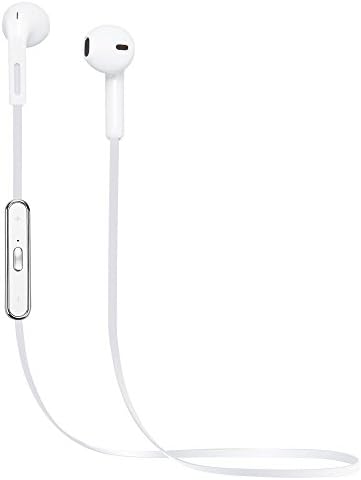 Bluetooth Headset, Wireless Sport Stereo Headphone for  iPhone 6s Samsung Galaxy S7 and Android Smartphones (White)