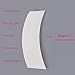C Contour Lace Front Wig Tape Strips, Curve Double Sided Adhesive Tapes for Hair Extensions/Lace Front Support Wig/Toupee and Hairpiece 36 Pcs/Bag-White Colorthumb 3