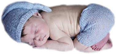Fashion Cute Newborn Boy Girl Baby Costume Outfits Photography Props Hat Pants
