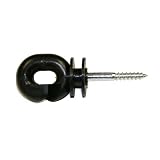 Zareba IWSIRB-Z Ring Insluator, Black, 25 per Bag