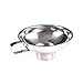 AOWA 1PCS Home Made Stainless Steel Jam Funnel Handle Wide-Mouth Kitchen Canning Funnel