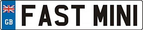 Custom Vanity Plates - British Euro License Plate - FASTMINI