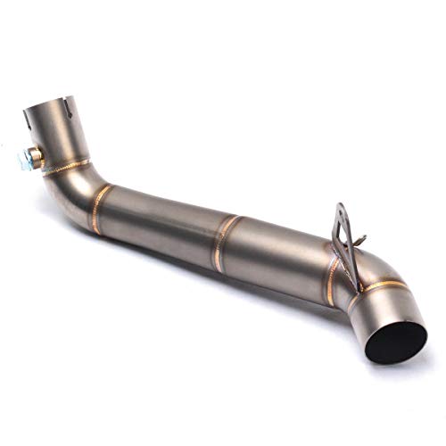 ZAIXU Motorcycle Exhaust Link Pipe Middle Pipe in Stainless Steel Slip On Adapter Connector for Honda CBR 1000 RR CBR1000RR 2008-2016 - Thumbnail 3