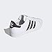 adidas Men's Coast Star Sneaker, White/Black/White, 9