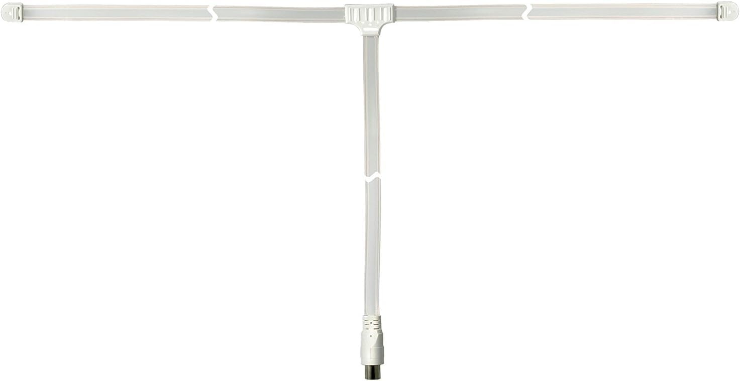 Goobay 68850 FM Radio Dipole Antenna with Coax Socket, 1.75 m Cable Length