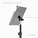 GRIFITI Nootle 58 Inch Adjustable Stand Tripod Mount with Mini Ball Head & Travel Case for 1/4 20 Threaded iPad Holder, Universal Standard or Large Tablet Mounts, Cameras, Displays & Photos or Video