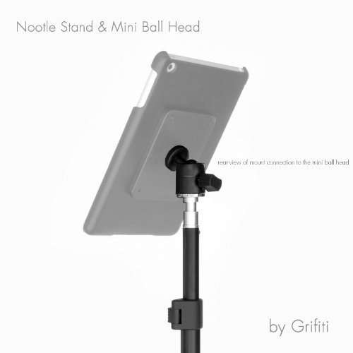 GRIFITI Nootle Stand with Mini Ball Head and Travel Case, Black