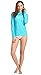 Baleaf Women's Surf UV Sun Protective Long Sleeve Rashguard UPF 50+ Blue Atoll Size L