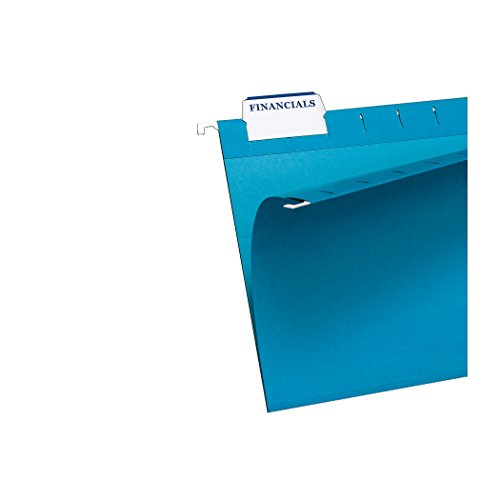 Avery SelfAdhesive Printable Hanging File Tabs, Laser/Inkjet, 1/5 Cut