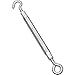 National Hardware N221-895 2172BC Hook and Eye Turnbuckle in Zinc plated,3/8
