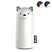 EMIE Cute Power Bank Portable Charger, 5200mAh Samo Dog External Battery Charger, 2.1A Fast Charging Cartoon Compact USB Charger for iPhone Samsung Android Cell Phones with Breathing LED Ears