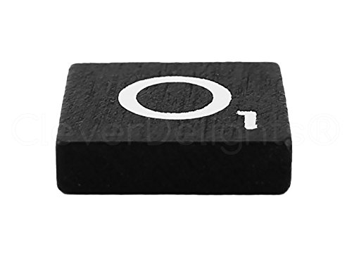 100 Wood Scrabble Tiles - Black Color - Complete Set - Game Replacement Crafts Weddings Scrapbooking