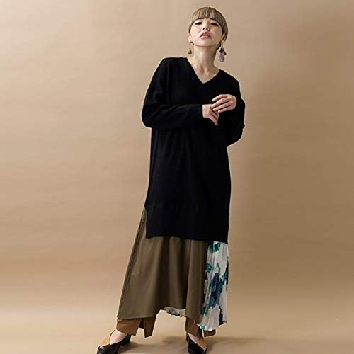 Amazon Co Jp オズモーシス Osmosis 2way切替ニットワンピース 059black One 服 ファッション小物